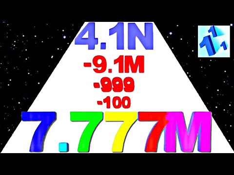 NUMBER MASTER - Number Merge Run: Shooting Part 2 - Gameplay Walkthrough Android iOS