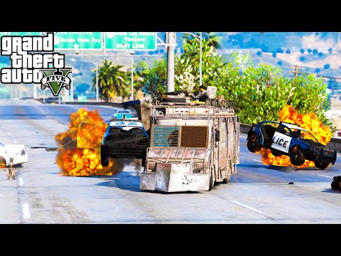 GTA 5 DEVASTATING ARMORED BOXVILLE CRASHES IMPACT COMPILATION