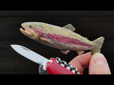 Whittle a 1x1 Fish (Rainbow Trout) | Step-By-Step Beginner Tutorial