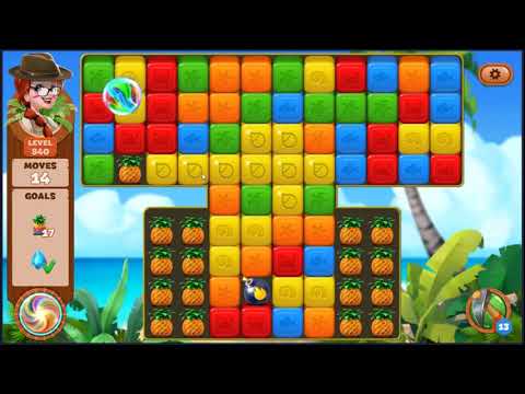 Lost Island Blast Adventure Level 840 - NO BOOSTERS 🏝️ | SKILLGAMING ✔️