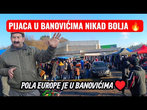 Pogledajte pijacu u Banovićima danas 👀 Akcija na sve strane!