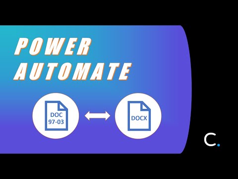 How to Convert Microsoft Word Doc (1997 - 2003) File to Microsoft Word DOCX in Power Automate - Cloudmersive APIs