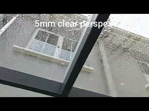 Roof replaced to 5mm clear perspex