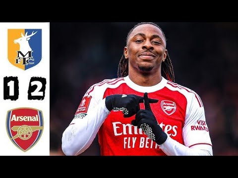CD Sport | : Mansfield town 1 - 2 Arsenal : Highlights 
