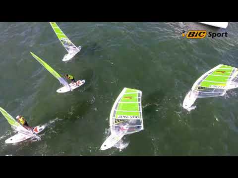 BIC Techno 293 and Techno 293 + WORLDS 2018 - Day 1