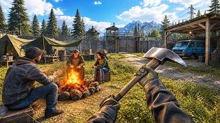NESSE NOVO JOGO VOCÊ TEM que SOBREVIVER e GERIR um ACAMPAMENTO de SOBREVIVENTES!