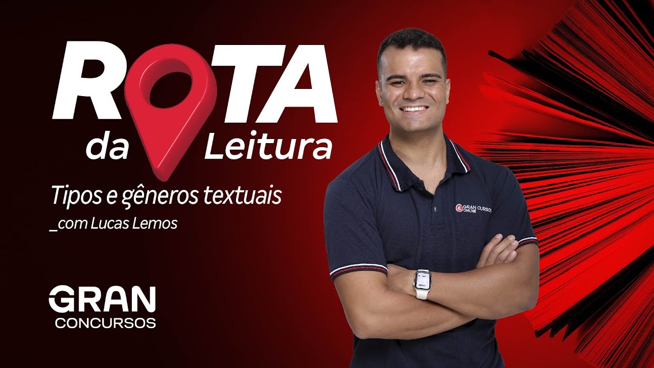 Rota da Leitura: Tipos e gêneros textuais com Lucas Lemos