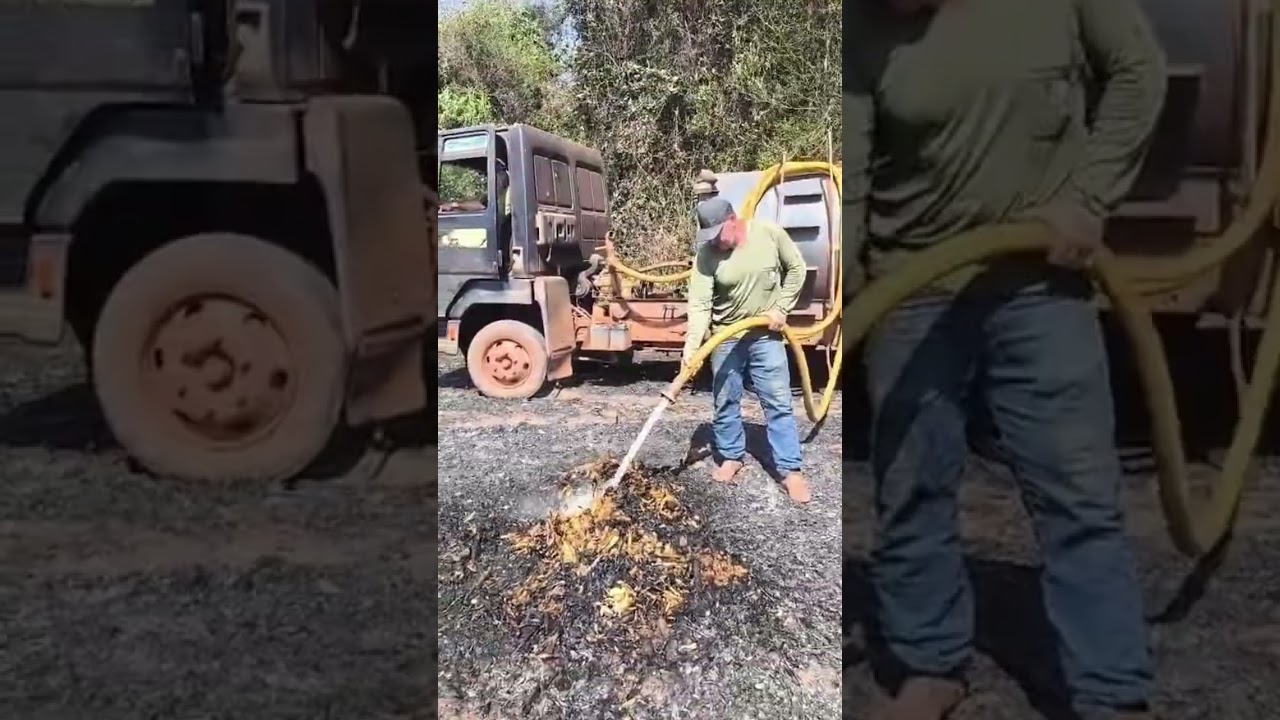 Incêndio de grandes proporções mobiliza agricultores e mais de 10 caminhões-pipa e bombeiros em Novo Três Passos