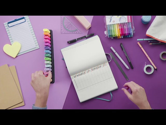 ستابيلو- مظهرات بوس طقم مكتبي- 15 لون (9 فلورسنت +...