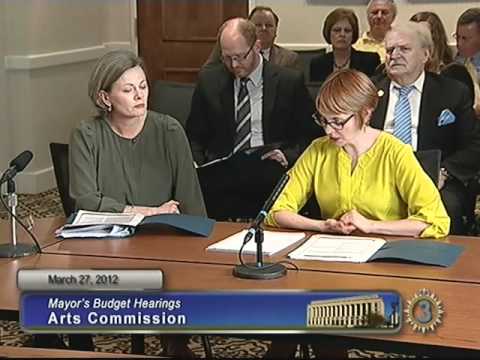 FY13 Arts Commission Budget Hearing, 03/27/12