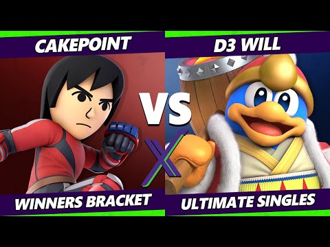 S@X 443 - Cakepoint (Mii Brawler) Vs. D3_Will (Dedede) Smash Ultimate - SSBU