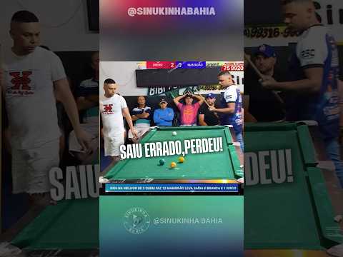 Pegou fogo Breno x mansidão #sinuca #sinucatododia