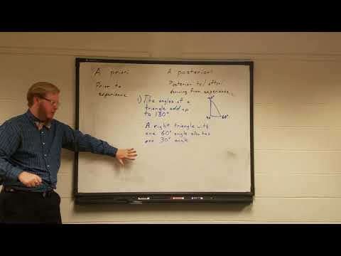 Two Distinctions: A Priori/A Posteriori, and Metaphysics/Epistemology