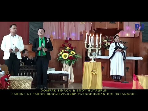 LAGU NATAL - DOMPAK SINAGA Feat ENDY HUTAURUK - SARUNE NI PARDISURGO (Live)