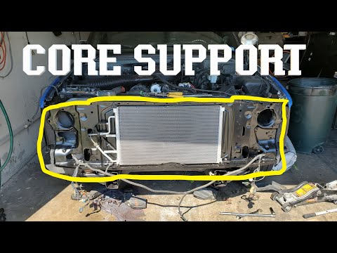 Installing Radiator core support 88-98 C1500