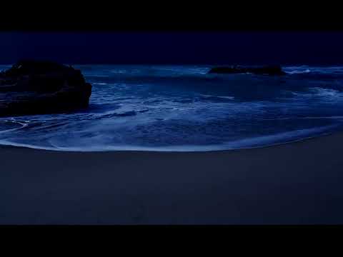 Falling Asleep With The Waves On A Peaceful Night - Deep Sleeping On A Beach In Portugal (1)