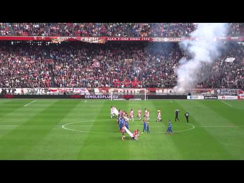 Ajax - PSV (24-08-2014) Opkomst spelers