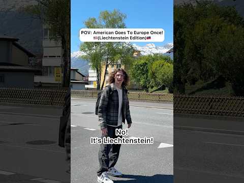 American’s First Time In Liechtenstein!😂🇱🇮🇺🇸 #liechtenstein #german #comedy #usa #vaduz