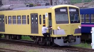 【音鉄第2弾】近江鉄道彦根駅車庫列車の入替え【西武鉄道ファンホイホイ】
