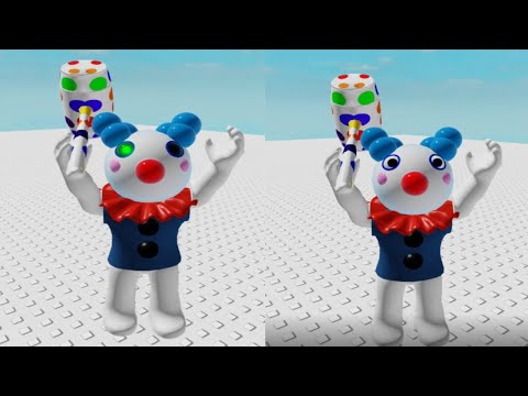NEW Infected Clowny vs Non Infected Clowny Jumpscare - Roblox Piggy