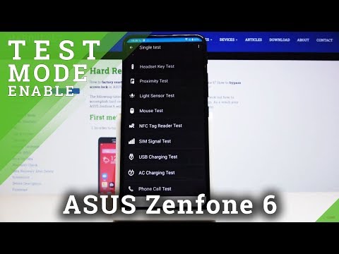 ASUS Zenfone 6 Test Mode | SMMI Test Menu