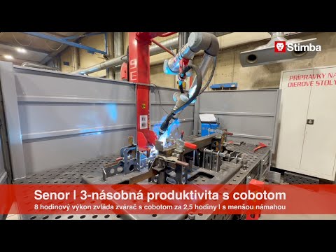 Senor — 3-násobná produktivita s cobotom UR10e