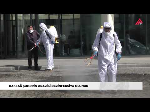 APA TV - Baku White City is being disifected