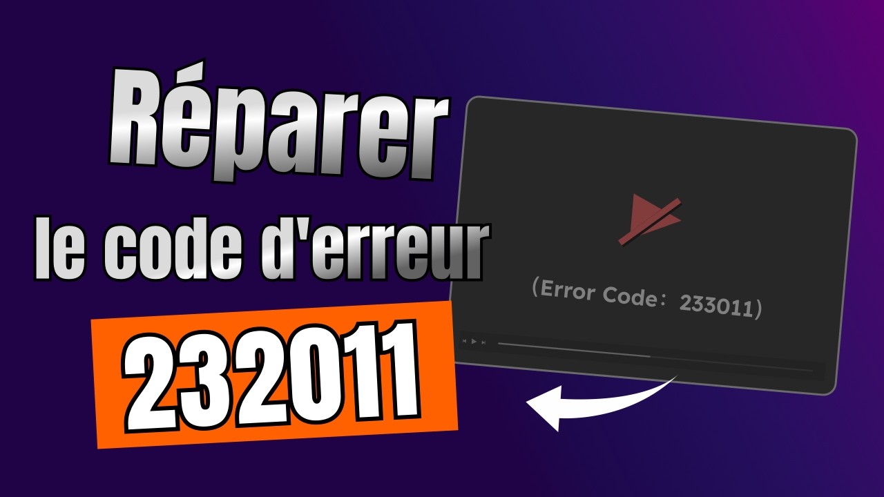 réparer votre vidéo ne peut pas être lu