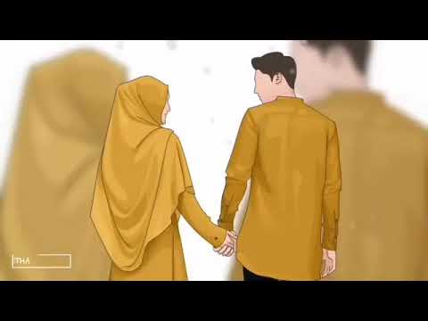 Gambar Animasi  Pasangan  Muslim Gambar Kelabu
