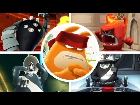 De Blob Series [1 + 2 + DS] - All Bosses + Endings