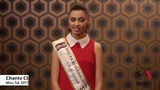 Introduction Video of Chante Holloway Miss South Africa 2017 Contestant from Atlantis, Western Cape