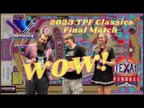 IFPA Texas Pinball Festival Classics 2023 Finals Match: A Pinball Nailbiter!
