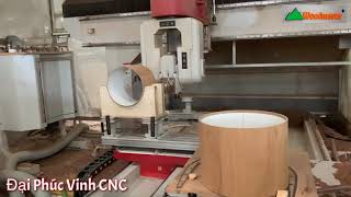 Máy CNC 5 Trục Woodmaster | CNC Chuyển Động 5 Hướng Trục Gia Công 3D Phức Tạp
