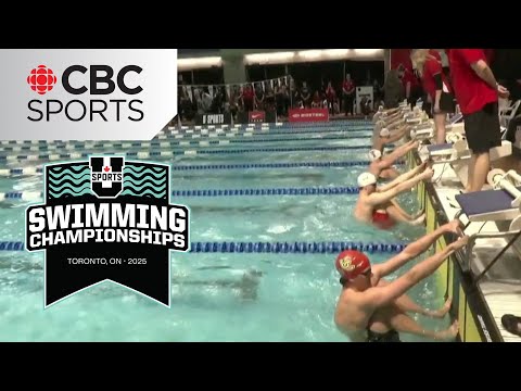 Men's 200m backstroke final ft. Blake Tierney | U Sports Swimming Championships | #CBCSports