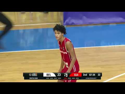 ELYJAH REBETEZ(2008):U16 EUROBASKET(DIVISION B).KNOCK OUT STAGE HIGHLIGHTS.TEAM:JOVENTUT BADALONA.