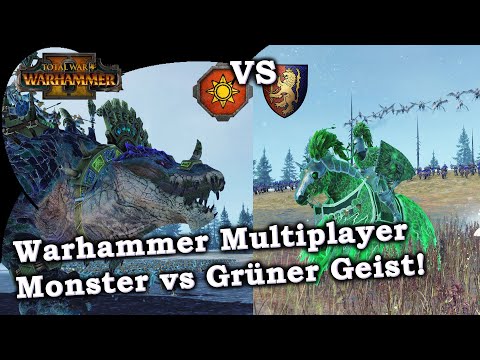 Monster vs Grüner Geist - Echsenmenschen vs Bretonen Total War: Warhammer Multiplayer