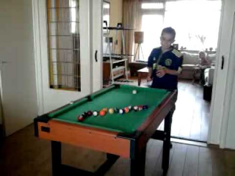 pool trick shots 9, Nolan Schultz, 10 jaar