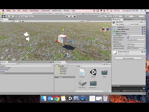 Unity 3D - Getting a box to follow you (Enemy AI)