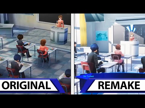 Persona 3 FES vs Persona 3 Reload | Remake Trailer Comparison