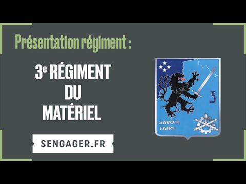 Clip du 3e régiment du Matériel