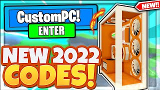 (2022) ALL *NEW* SECRET OP CODES In Roblox Custom PC Tycoon!