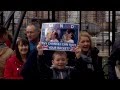British Fans Show Their Colours In Glasgow