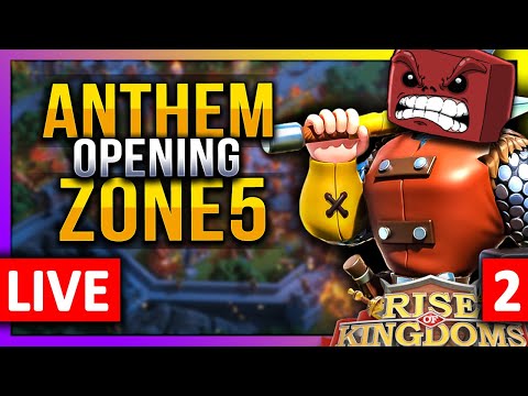 Anthem Zone5 LIVE! 🔴 1415 (Rhony & Fleisch) vs K13 K17 #2 - Rise of Kingdoms ROK Fleisch