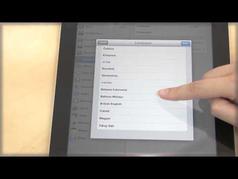 How to Change the Language on Apple The new iPad (iPad 3)