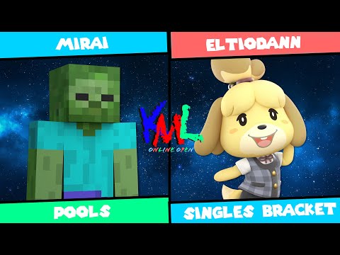 KML Online Open: Mirai (Steve) Vs Eltiodann (Isabelle) WR3 Pools SSBU