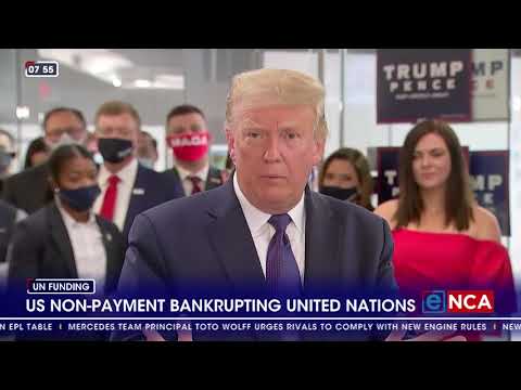 US non-payment bankrupting United Nations
