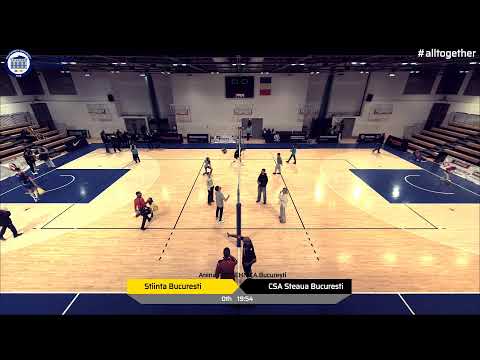 LIVE 🏐 Divizia A1 Masculin CSU Știința Politehnica București - CSA Steaua Bucuresti