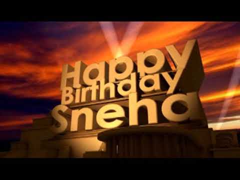 Happy Birthday Sneha