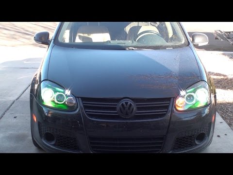 2006 Jetta Spec-D Morimoto Mini H1 6.0 Retrofit with RGB Halos Part I