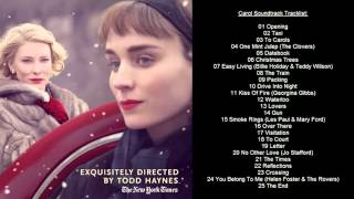 Carol Soundtrack Tracklist by Carter Burwell and VA
